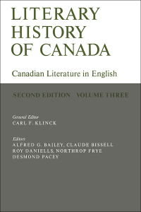 Cover image: Literary History of  Canada 2nd edition 9780802062789