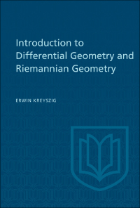 Cover image: Introduction to Differential Geometry and Riemannian Geometry 1st edition 9781487592455