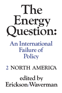 Cover image: The Energy Question Volume Two 1st edition 9780802062406