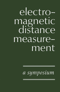Cover image: Electromagnetic Distance Measurement 1st edition 9781487598327