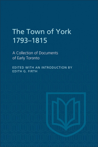 Cover image: The Town of York 1793-1815 1st edition 9781487598556