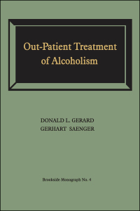 Cover image: Out-Patient Treatment of Alcoholism 1st edition 9781487598969