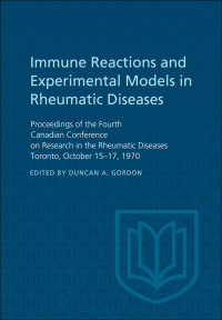 Cover image: Immune Reactions and Experimental Models in Rheumatic Diseases 1st edition 9781487599096