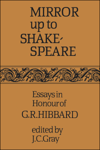 Cover image: Mirror up to Shakespeare 1st edition 9781487599232