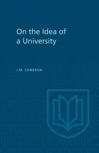 Cover image: On the Idea of a University 1st edition 9780802063359