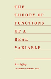 Cover image: The Theory of Functions of a Real Variable 2nd edition 9781487592042