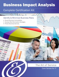 صورة الغلاف: Business Impact Analysis Complete Certification Kit - Core Series for IT 9781488515033