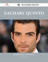 صورة الغلاف: Zachary Quinto 83 Success Facts - Everything you need to know about Zachary Quinto 9781488544521
