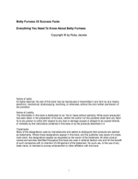 表紙画像: Betty Furness 33 Success Facts - Everything you need to know about Betty Furness 9781488556579