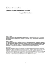 Titelbild: Elia Kazan 155 Success Facts - Everything you need to know about Elia Kazan 9781488565670