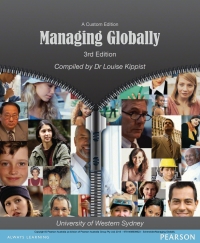Cover image: Managing Globally (Custom Edition) 3rd edition 9781488609923