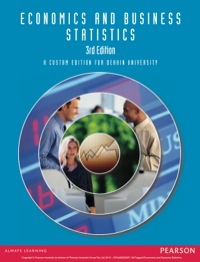 Cover image: Economics and Business Statistics (Custom Edition) 1st edition 9781486022687