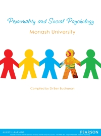 Cover image: Personality and Social Psychology (Custom Edition) 1st edition 9781488611667