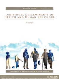 Cover image: Individual Determinants Of Health and Human Behaviour (Custom Edition) 4th edition 9781488613029