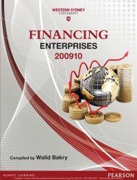 Cover image: Financing Enterprises 200910 (Custom Edition) 1st edition 9781488613692