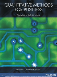 Cover image: Quantitative Methods in Business (Custom Edition) 1st edition 9781486011667