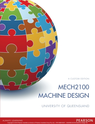 Omslagafbeelding: Machine Design MECH2100 (Custom Edition) 1st edition 9781488616037