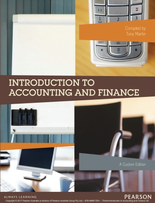 Titelbild: Introduction to Accounting and Finance (Custom Edition) 1st edition 9781488617591