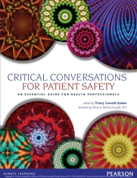 Cover image: Critical Conversations for Patient Safety 1st edition 9781486004270