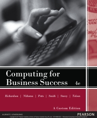 Cover image: Computing for Business Success (Pearson Original Edition) 4th edition 9781488618031