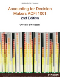 Cover image: Accounting for Decision Makers ACFI 1001 (Custom Edition) 2nd edition 9781488617843