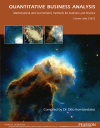 Cover image: Quantitative Business Analysis 25622 (Custom Edition) 1st edition 9781486006694