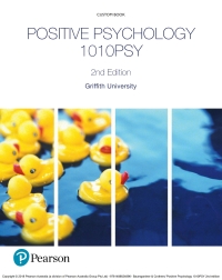 Cover image: Positive Psychology 1010PSY (Custom Edition) 2nd edition 9781488624896