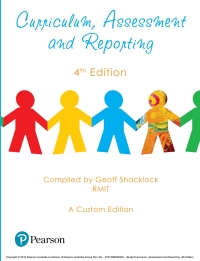 Cover image: Curriculum, Assessment and Reporting (Custom Edition) 4th edition 9781488626340