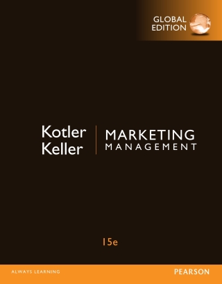 Cover image: Marketing Management, Global Edition 15th edition 9781292092621