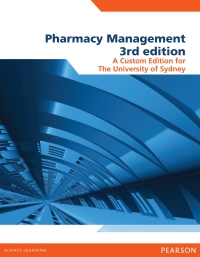 Cover image: Pharmacy Management  (Custom Edition) 3rd edition 9781488613852