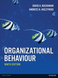 Cover image: Organizational Behaviour 9th edition 9781292092881