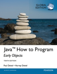 Cover image: Java How To Program (Early Objects), Global Edition 10th edition 9781292018195