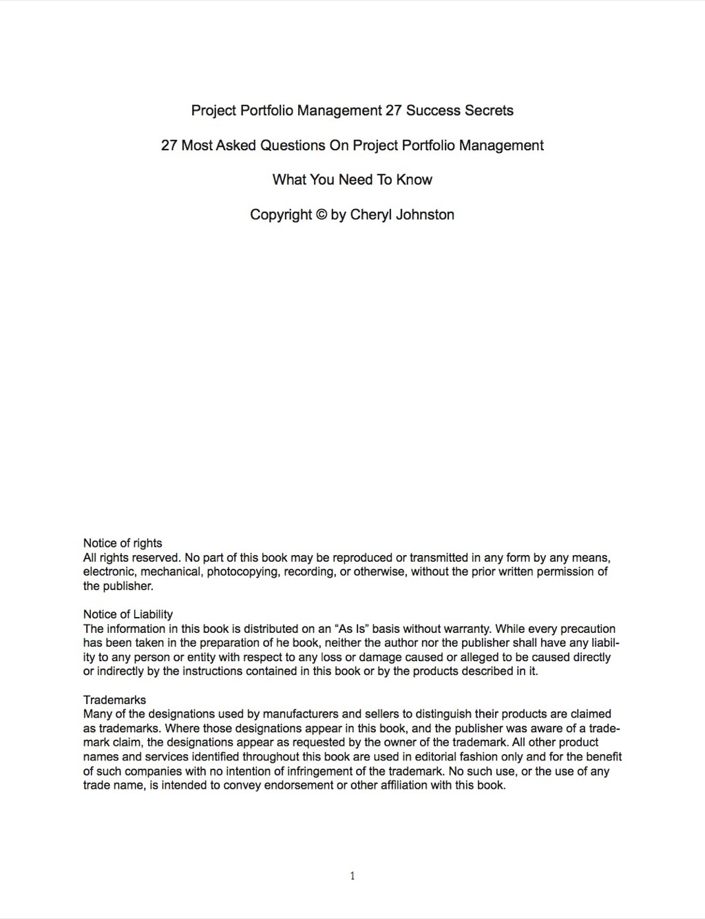 Project Portfolio Management 27 Success Secrets – 27 Most Asked Questions On Project Portfolio Management – What You Need To Know