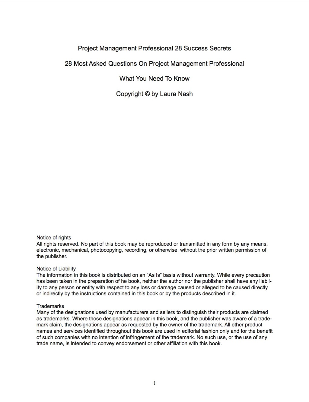 Project Management Professional 28 Success Secrets – 28 Most Asked Questions On Project Management Professional – What You Need To Know