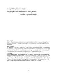 表紙画像: Lindsey Stirling 61 Success Facts - Everything you need to know about Lindsey Stirling 9781488879104