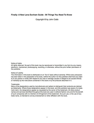 Omslagafbeelding: Finally- A New Lena Dunham Guide - 84 Things You Need To Know 9781488890178