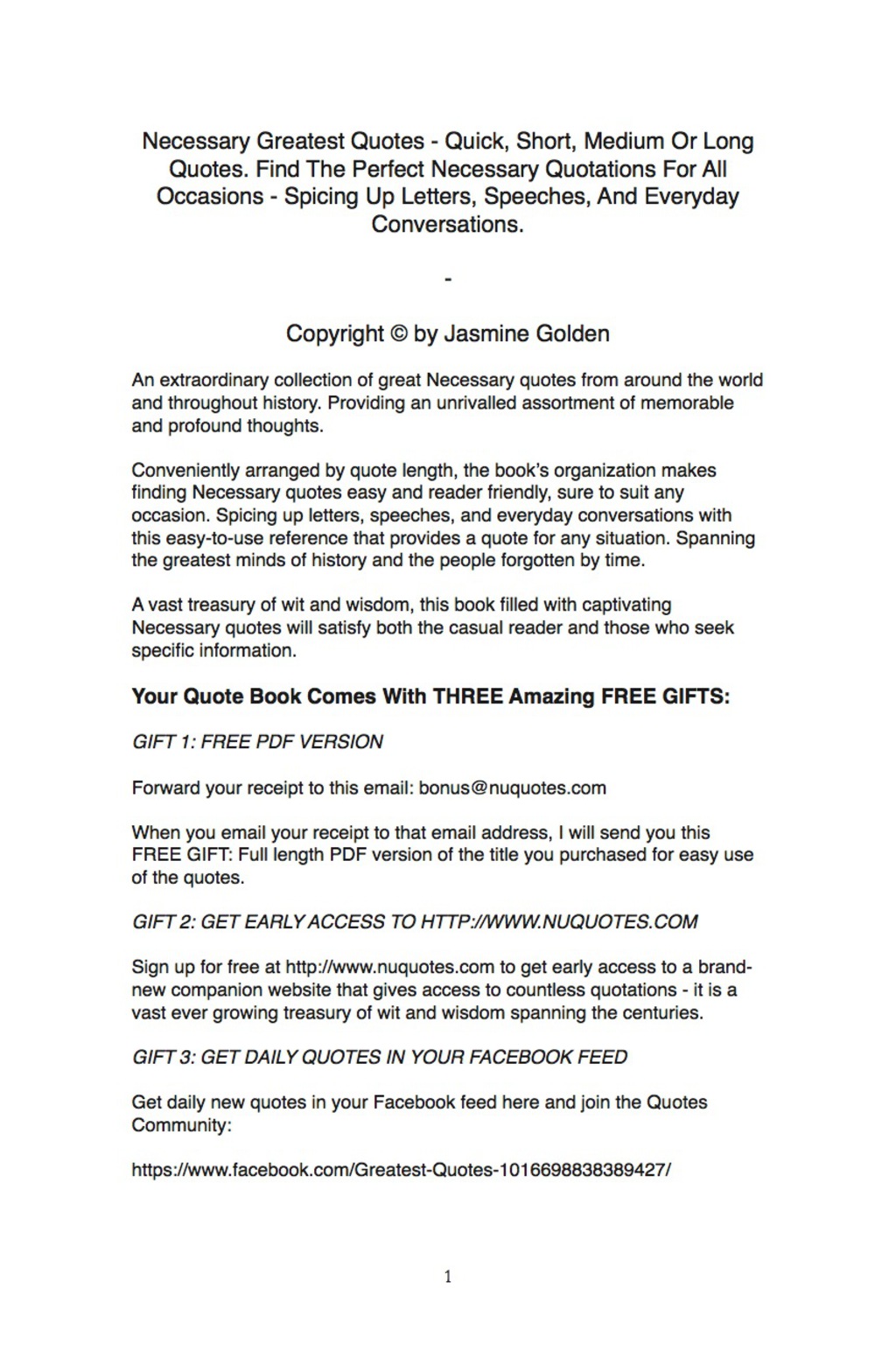 Necessary Greatest Quotes – Quick, Short, Medium Or Long Quotes. Find The Perfect Necessary Quotations For All Occasions – Spicing Up Letters, Speeches, And Everyday Conversations.