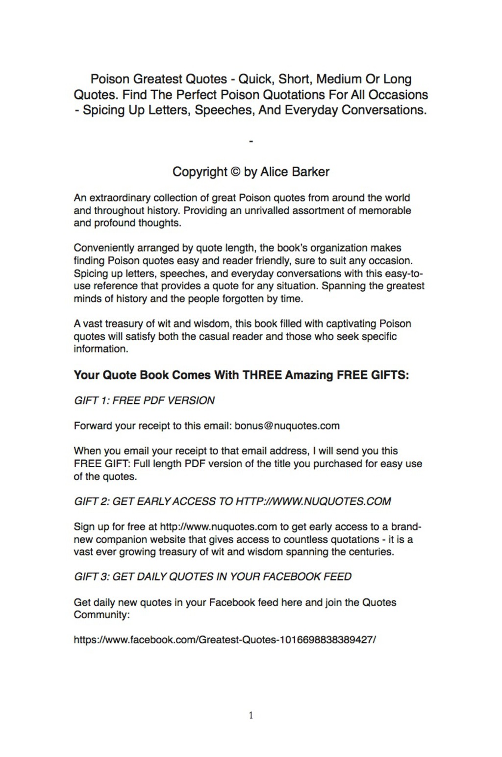 Poison Greatest Quotes – Quick, Short, Medium Or Long Quotes. Find The Perfect Poison Quotations For All Occasions – Spicing Up Letters, Speeches, And Everyday Conversations.