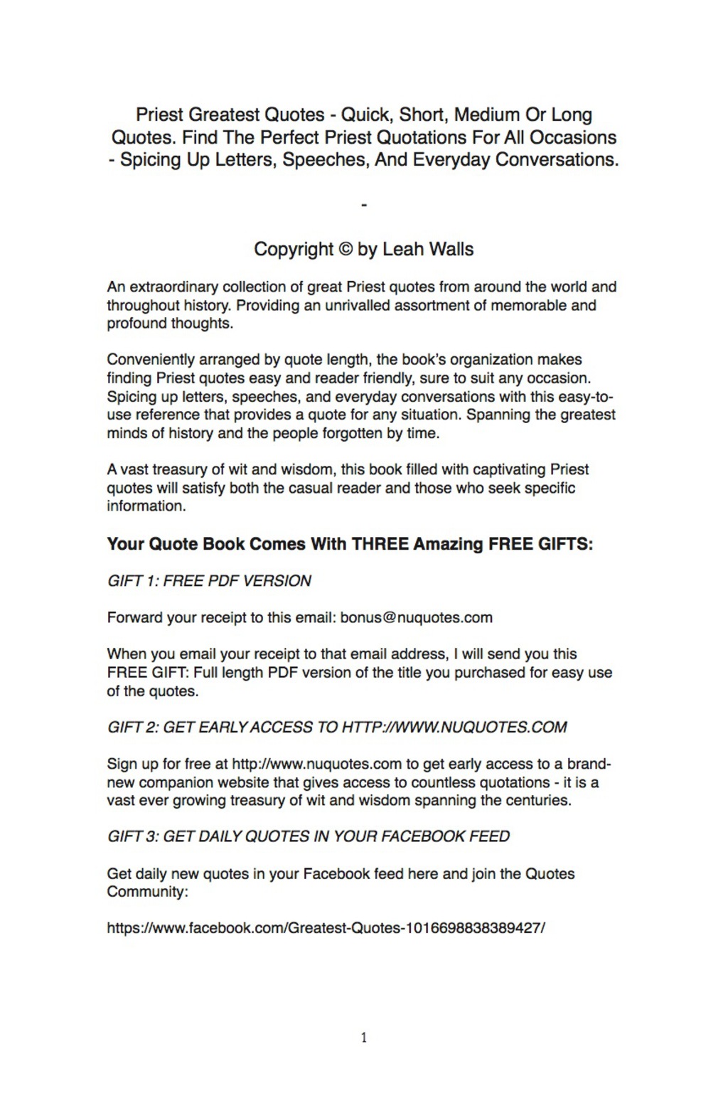 Priest Greatest Quotes – Quick, Short, Medium Or Long Quotes. Find The Perfect Priest Quotations For All Occasions – Spicing Up Letters, Speeches, And Everyday Conversations.