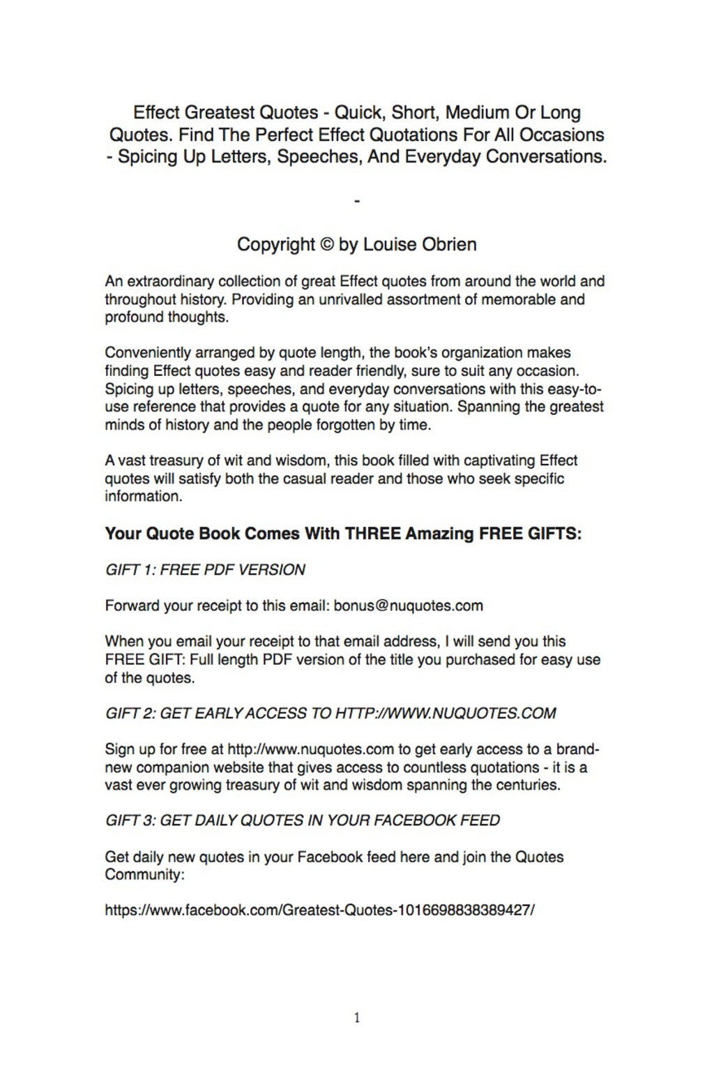 Effect Greatest Quotes – Quick, Short, Medium Or Long Quotes. Find The Perfect Effect Quotations For All Occasions – Spicing Up Letters, Speeches, And Everyday Conversations.