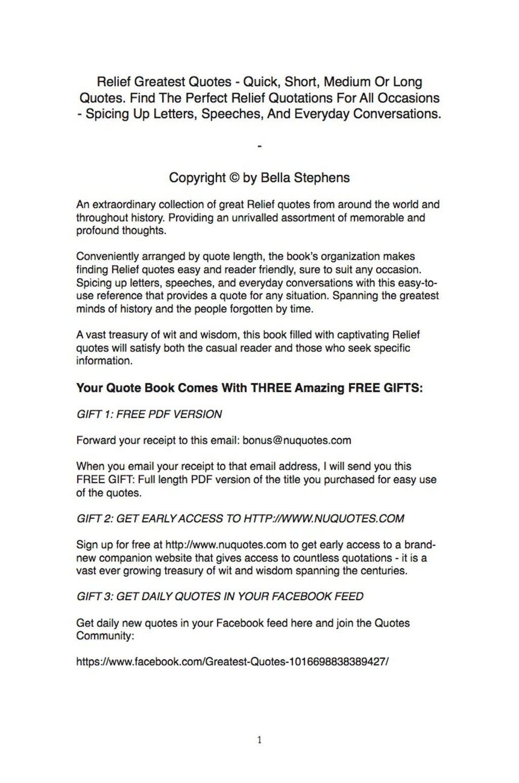 Relief Greatest Quotes – Quick, Short, Medium Or Long Quotes. Find The Perfect Relief Quotations For All Occasions – Spicing Up Letters, Speeches, And Everyday Conversations.