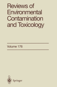 Imagen de portada: Reviews of Environmental Contamination and Toxicology 9780387955179