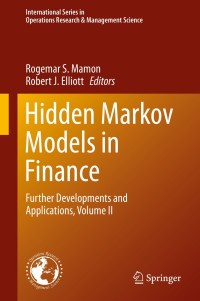 Imagen de portada: Hidden Markov Models in Finance 9781489974419