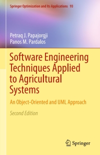 Imagen de portada: Software Engineering Techniques Applied to Agricultural Systems 2nd edition 9781489974624