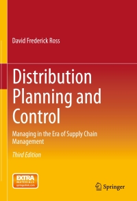 Imagen de portada: Distribution Planning and Control 3rd edition 9781489975775
