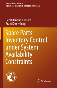Immagine di copertina: Spare Parts Inventory Control under System Availability Constraints 9781489976086
