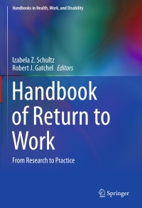 表紙画像: Handbook of Return to Work 9781489976260