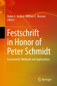 Cover image: Festschrift in Honor of Peter Schmidt 9781489980076