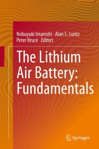 Imagen de portada: The Lithium Air Battery 9781489980618