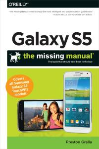 Imagen de portada: Galaxy S5: The Missing Manual 1st edition 9781491904534